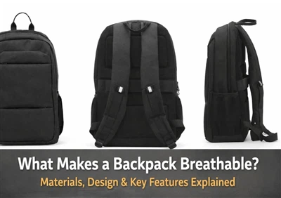 O que torna uma mochila respirável? Materiais, design e principais recursos e...